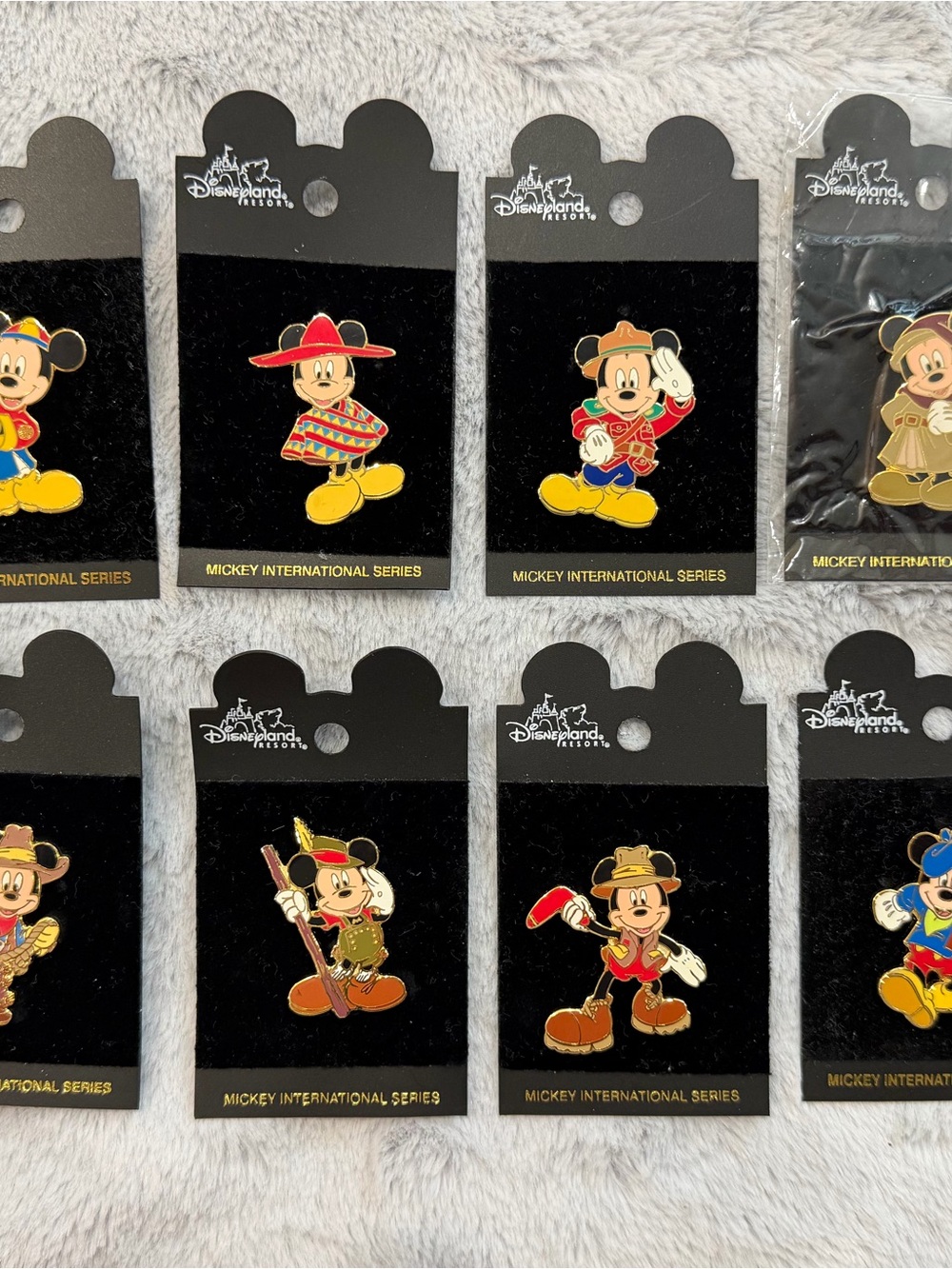 Mickey International Series Pin Collection